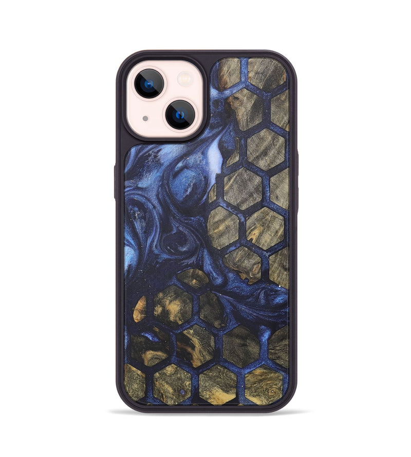 iPhone 14 Wood+Resin Phone Case - Matthew (Pattern, 718706)