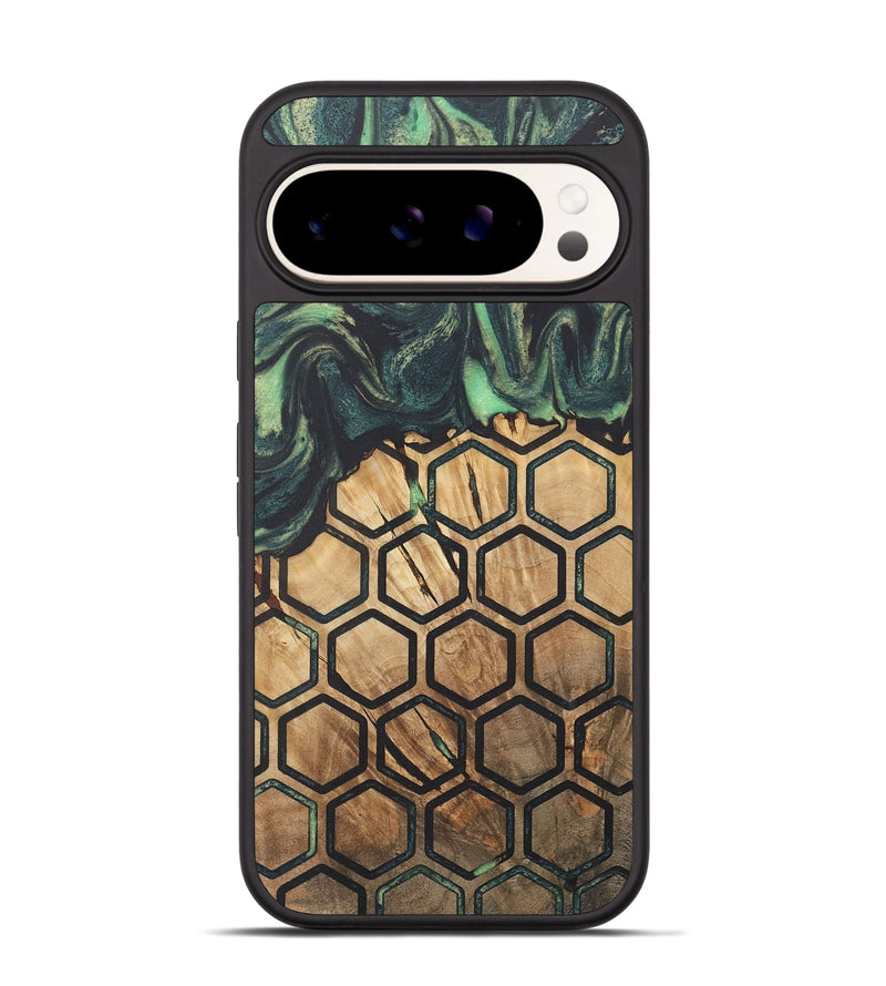 Pixel 9 Pro Wood+Resin Phone Case - Ryker (Pattern, 718708)