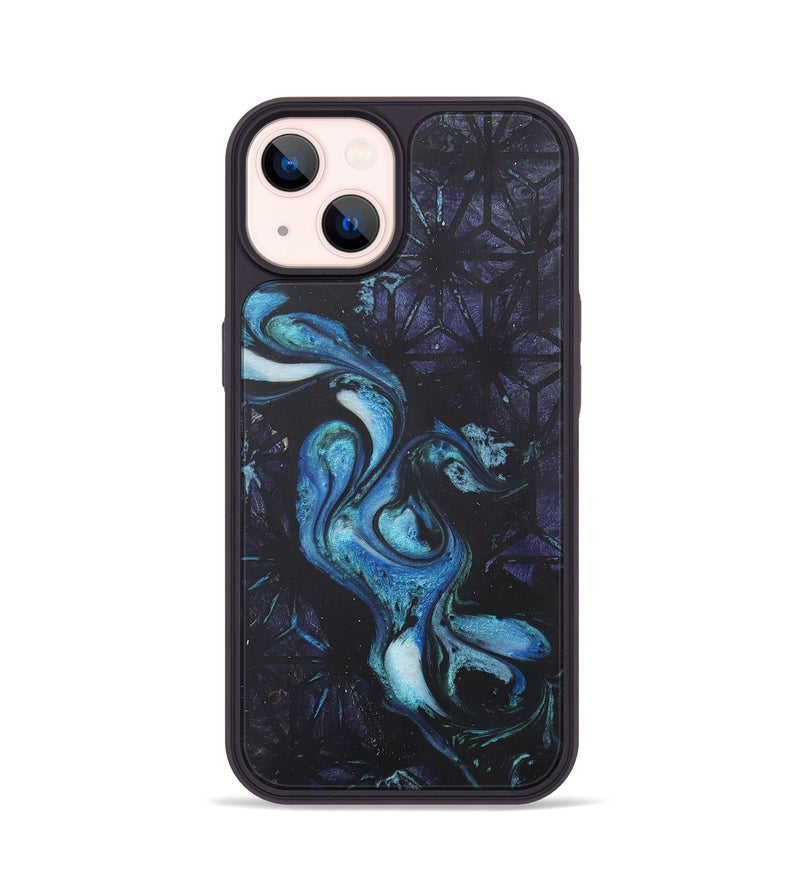 iPhone 14 Wood+Resin Phone Case - Everleigh (Pattern, 718712)