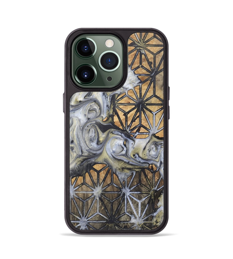 iPhone 13 Pro Wood+Resin Phone Case - Paul (Pattern, 718786)