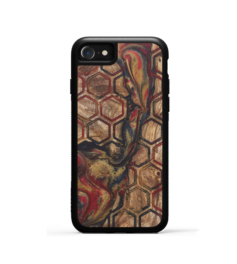 iPhone SE Wood+Resin Phone Case - Helen (Pattern, 718792)