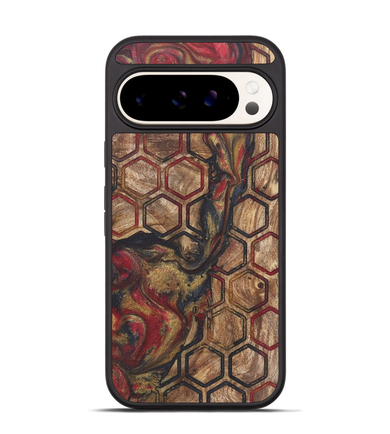 Pixel 9 Pro Wood+Resin Phone Case - Helen (Pattern, 718792)