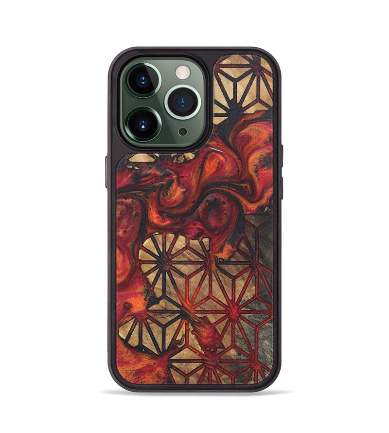 iPhone 13 Pro Wood+Resin Phone Case - Addilyn (Pattern, 718793)