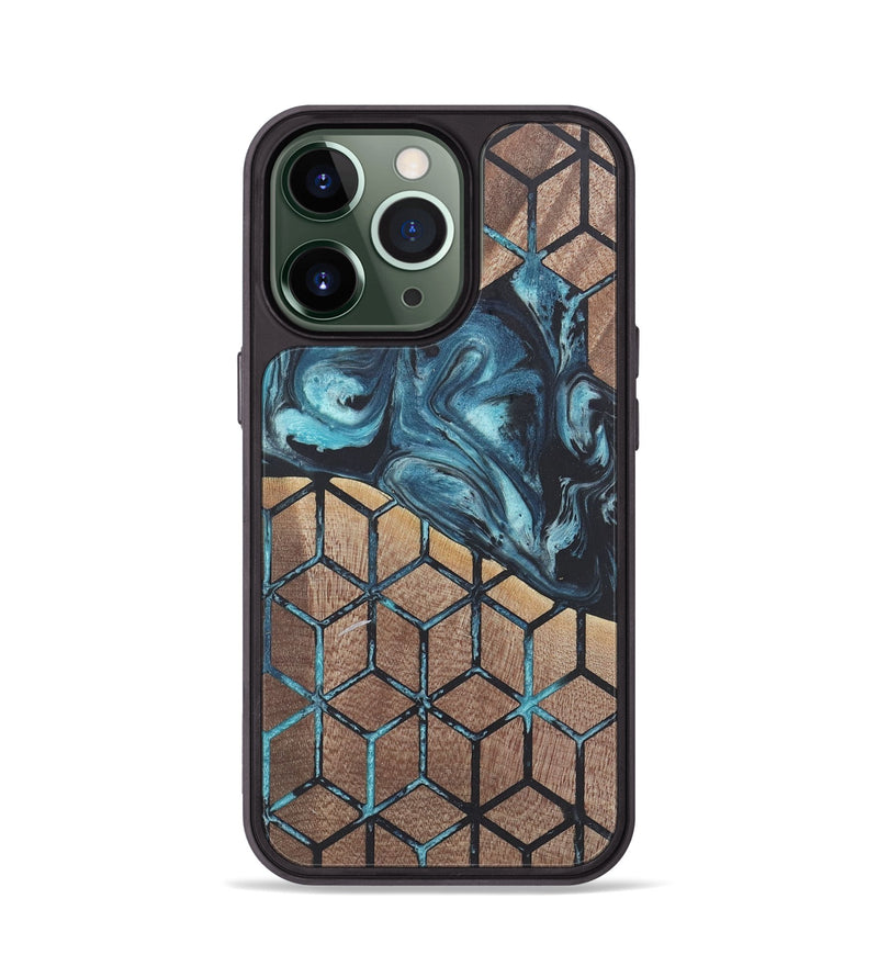 iPhone 13 Pro Wood+Resin Phone Case - Tate (Pattern, 718794)