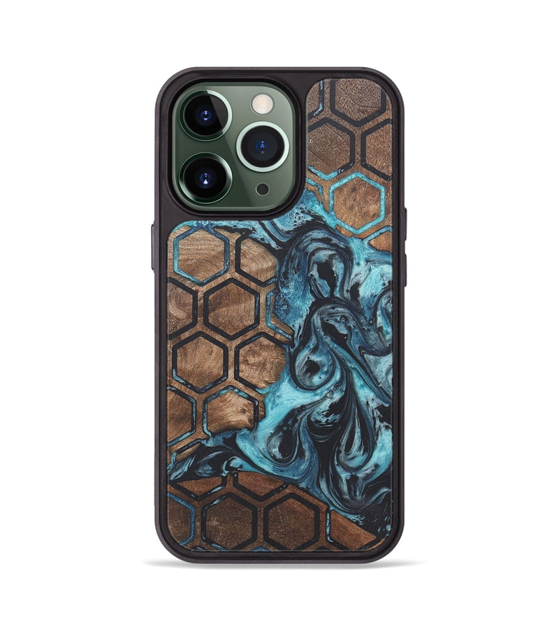 iPhone 13 Pro Wood+Resin Phone Case - Luther (Pattern, 718795)