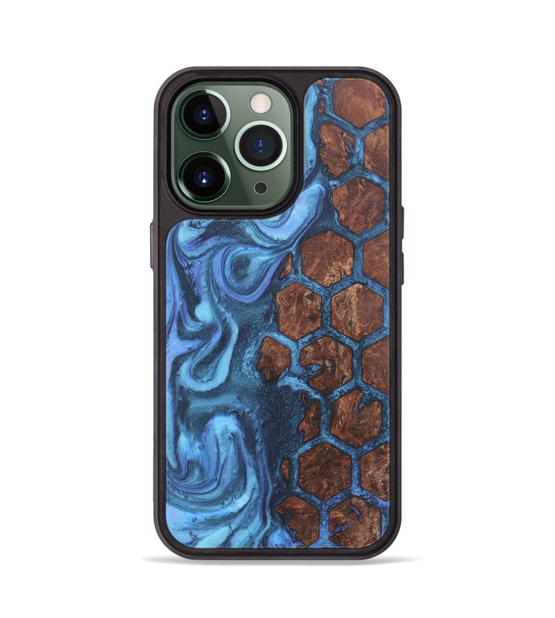 iPhone 13 Pro Wood+Resin Phone Case - Carlos (Pattern, 718797)