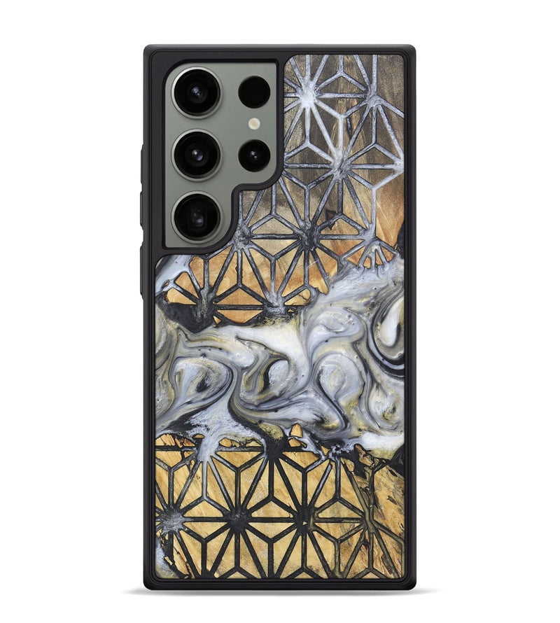 Galaxy S24 Ultra Wood+Resin Phone Case - Noah (Pattern, 718798)