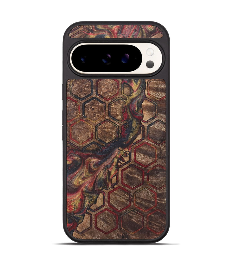 Pixel 9 Pro Wood+Resin Phone Case - Yahir (Pattern, 718804)