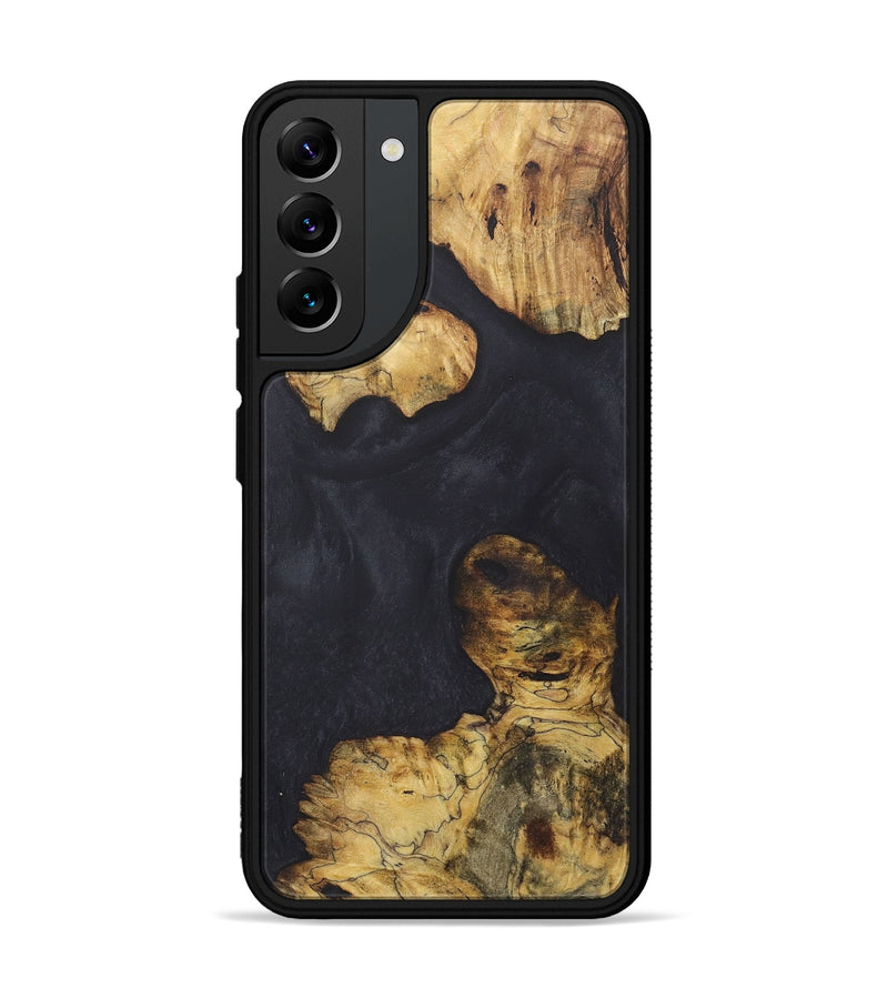 Galaxy S22 Plus Wood+Resin Phone Case - Kali (Pure Black, 718815)