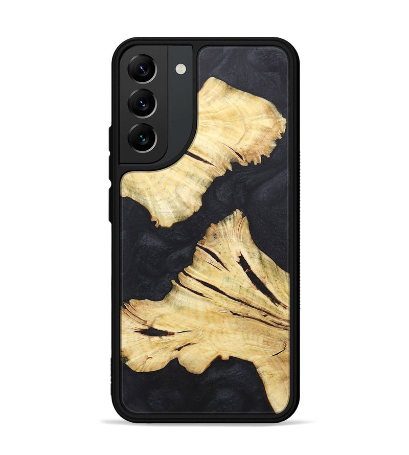 Galaxy S22 Plus Wood+Resin Phone Case - Russell (Pure Black, 718821)