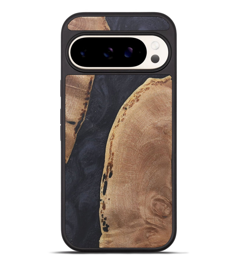 Pixel 9 Pro XL Wood+Resin Phone Case - Barry (Pure Black, 718823)