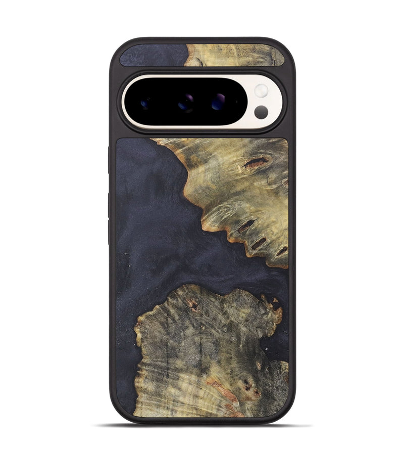 Pixel 9 Wood+Resin Phone Case - Camden (Pure Black, 718825)