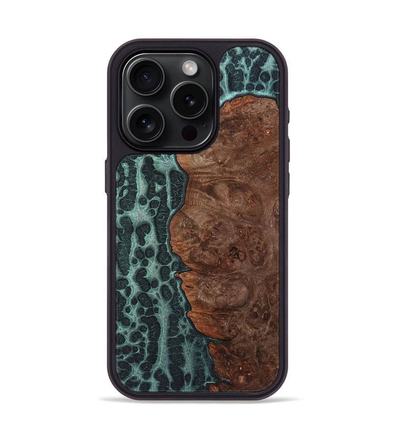 iPhone 15 Pro Wood+Resin Phone Case - Jerry (Static, 718972)