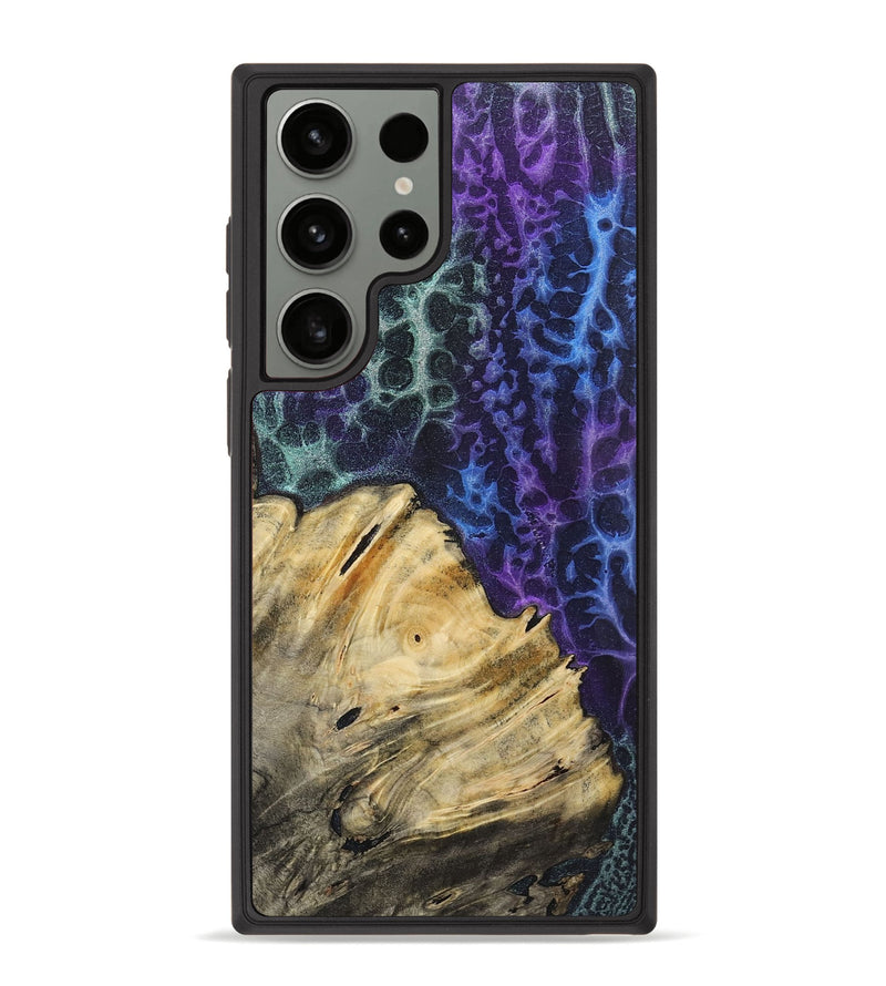 Galaxy S23 Ultra Wood+Resin Phone Case - Janelle (Static, 718973)