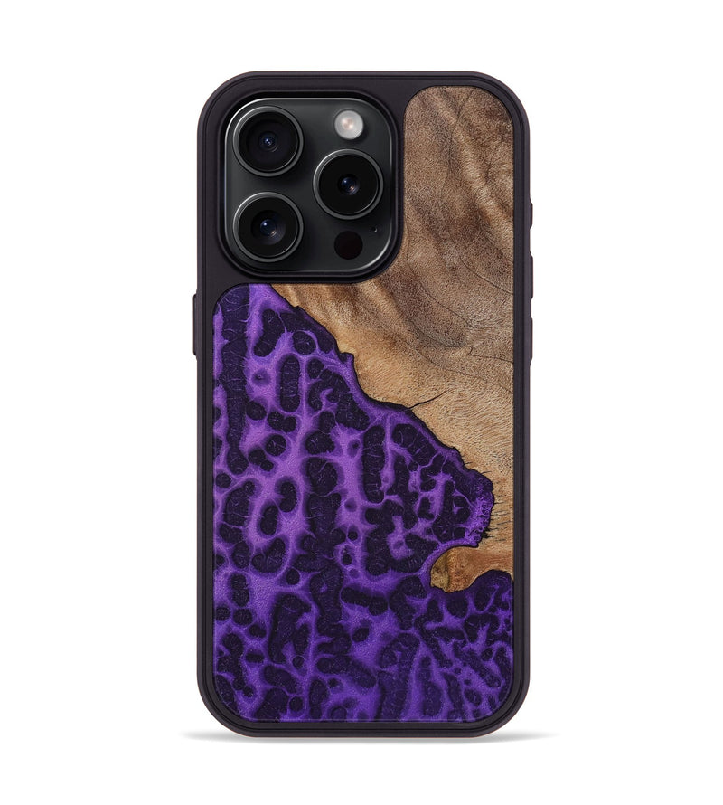 iPhone 15 Pro Wood+Resin Phone Case - Kingston (Static, 718974)