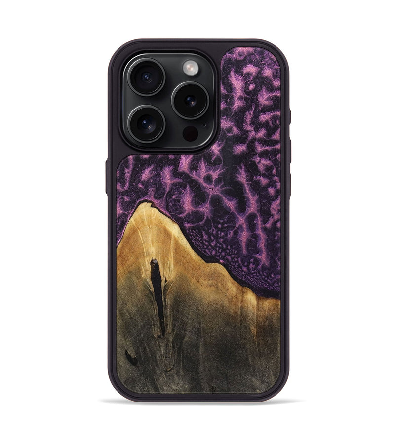 iPhone 15 Pro Wood+Resin Phone Case - Audra (Static, 718976)