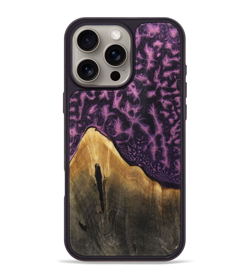 iPhone 16 Pro Max Wood+Resin Phone Case - Audra (Static, 718976)