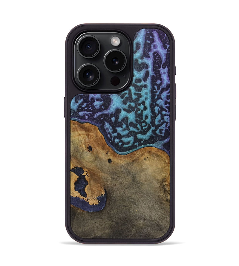 iPhone 15 Pro Wood+Resin Phone Case - Natalie (Static, 718978)