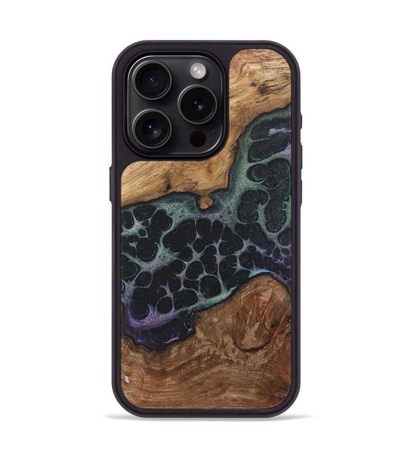 iPhone 15 Pro Wood+Resin Phone Case - Summer (Static, 718980)