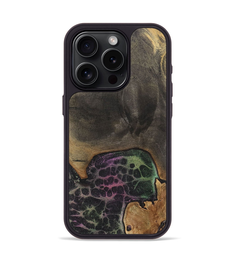 iPhone 15 Pro Wood+Resin Phone Case - Keith (Static, 718984)