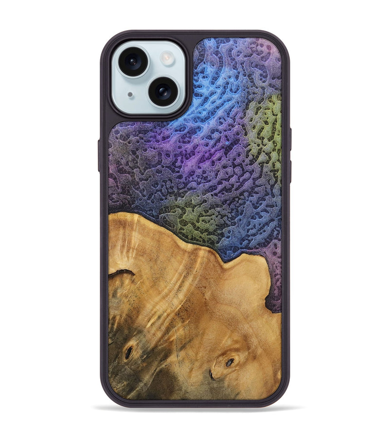 iPhone 15 Plus Wood+Resin Phone Case - Wilbur (Static, 719027)