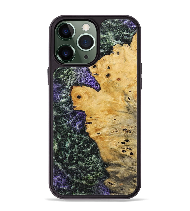 iPhone 13 Pro Max Wood+Resin Phone Case - Roxanne (Static, 719028)