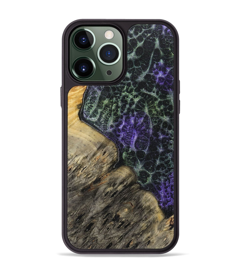 iPhone 13 Pro Max Wood+Resin Phone Case - Barbara (Static, 719035)