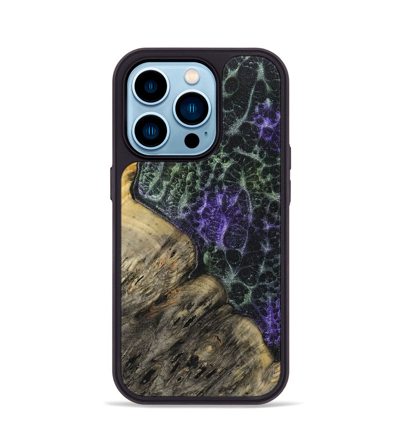 iPhone 14 Pro Wood+Resin Phone Case - Barbara (Static, 719035)