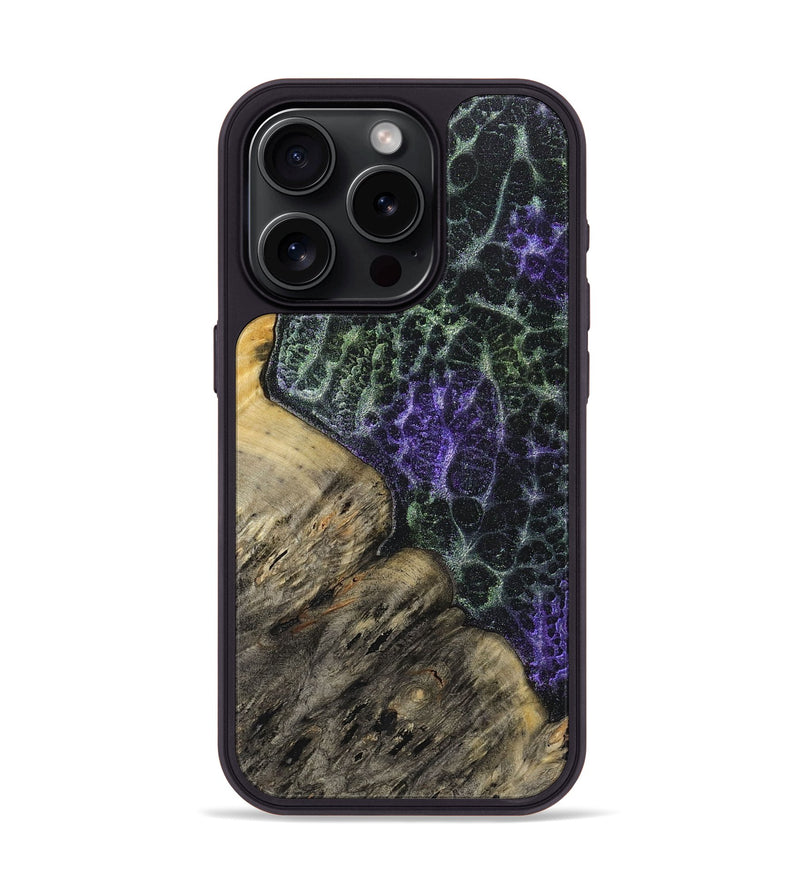 iPhone 15 Pro Wood+Resin Phone Case - Barbara (Static, 719035)