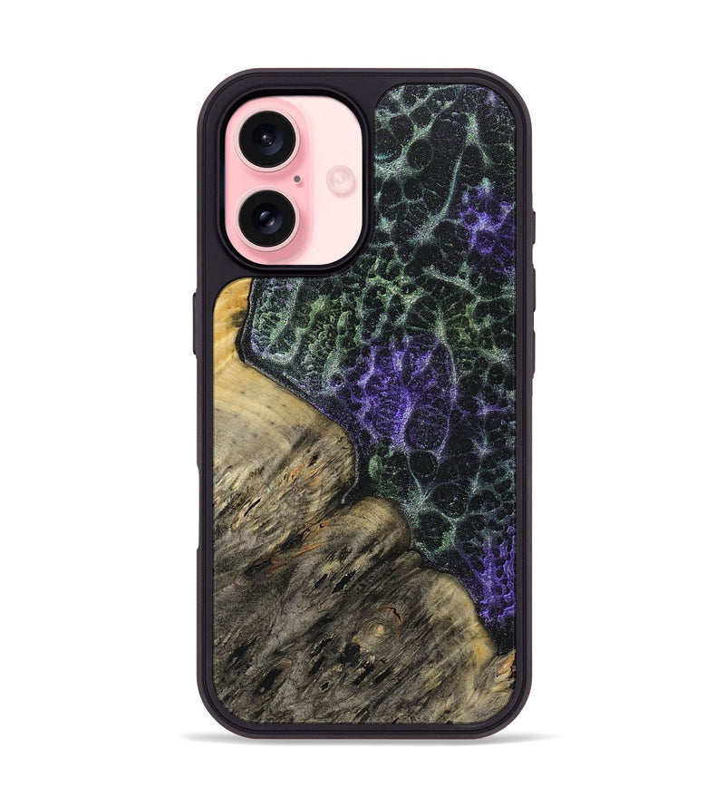 iPhone 16 Wood+Resin Phone Case - Barbara (Static, 719035)