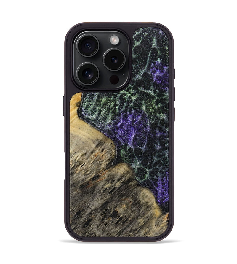 iPhone 16 Pro Wood+Resin Phone Case - Barbara (Static, 719035)