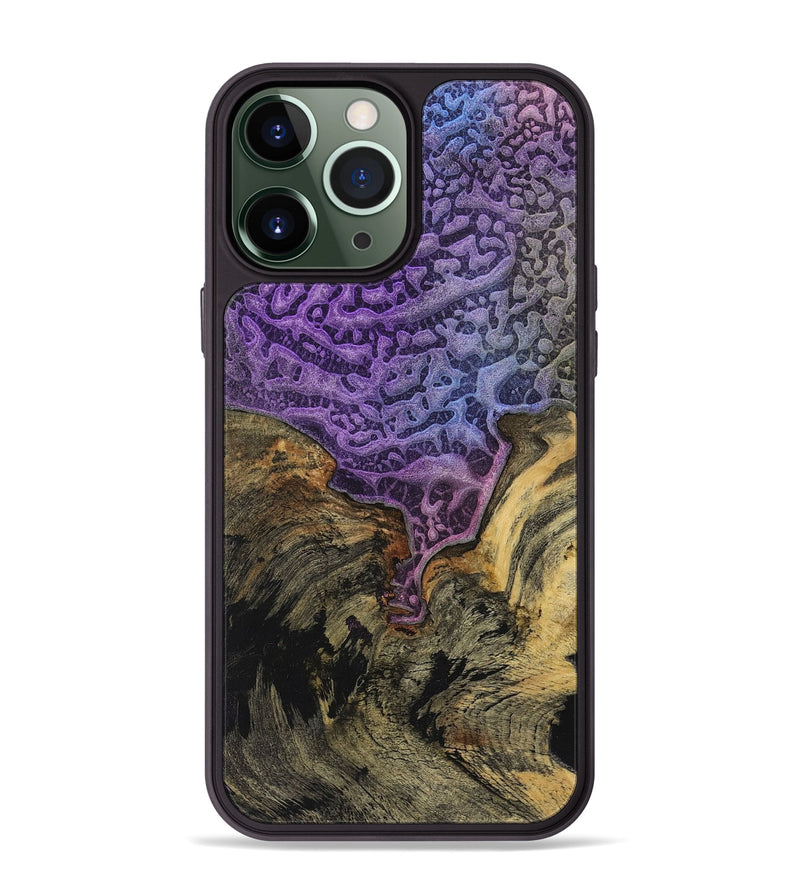 iPhone 13 Pro Max Wood+Resin Phone Case - Bryan (Static, 719036)