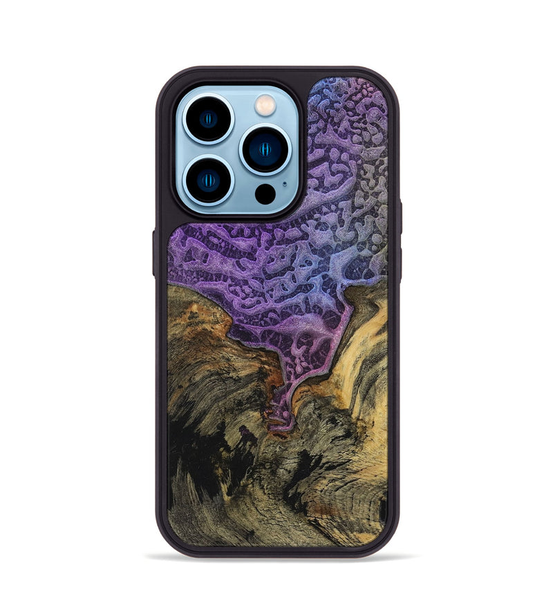 iPhone 14 Pro Wood+Resin Phone Case - Bryan (Static, 719036)