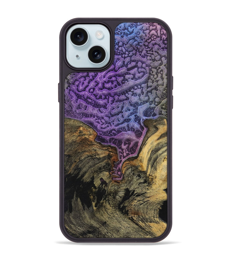 iPhone 15 Plus Wood+Resin Phone Case - Bryan (Static, 719036)