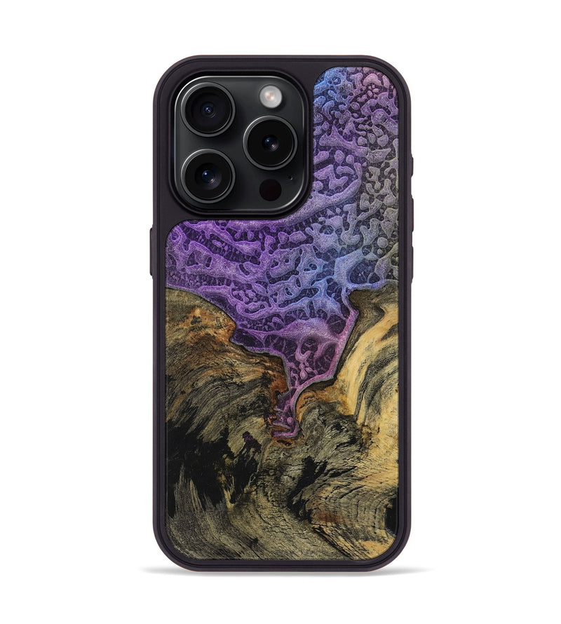 iPhone 15 Pro Wood+Resin Phone Case - Bryan (Static, 719036)