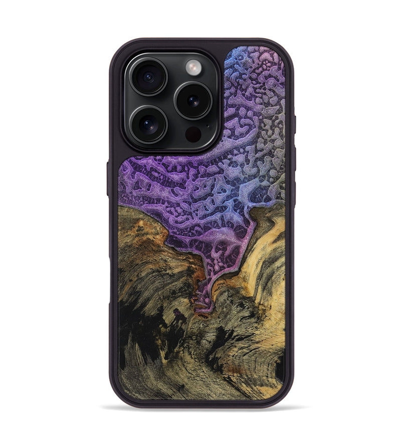 iPhone 16 Pro Wood+Resin Phone Case - Bryan (Static, 719036)