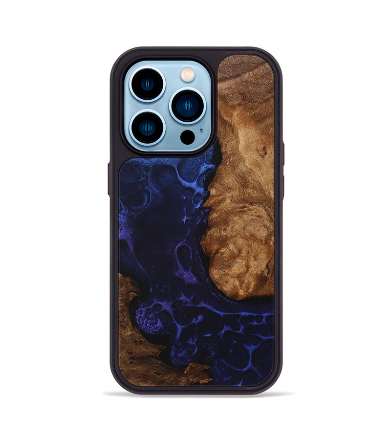 iPhone 14 Pro Wood+Resin Phone Case - Raelyn (Static, 719037)