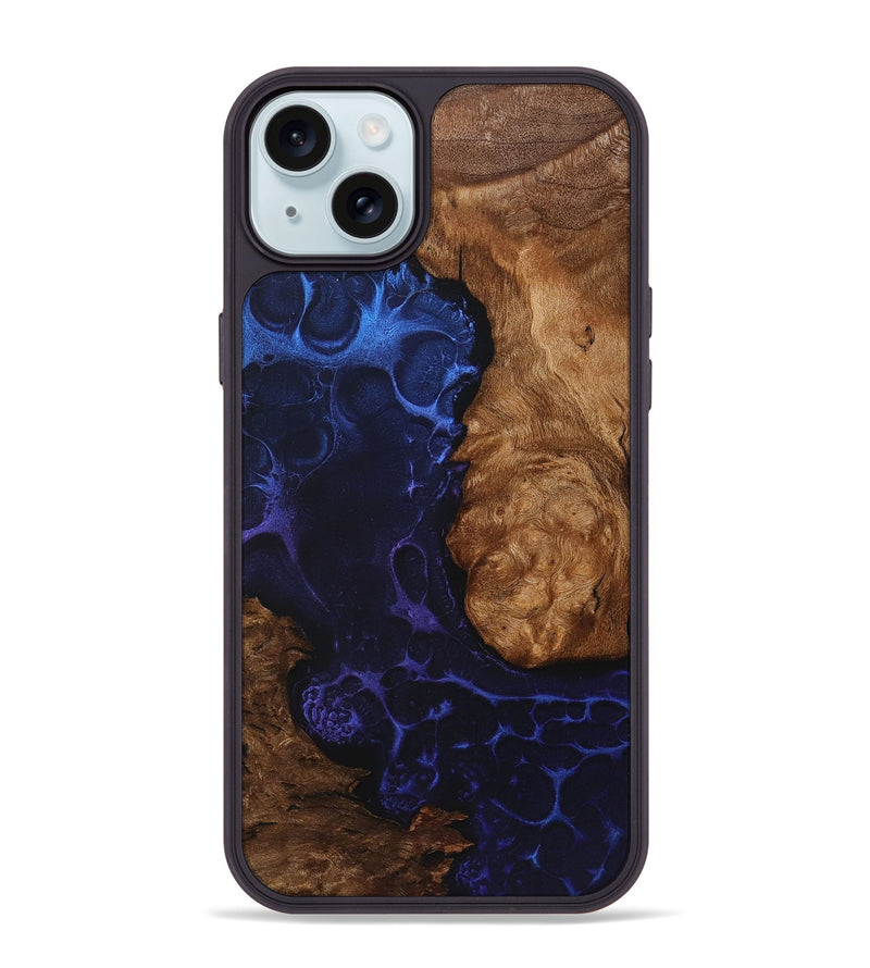 iPhone 15 Plus Wood+Resin Phone Case - Raelyn (Static, 719037)