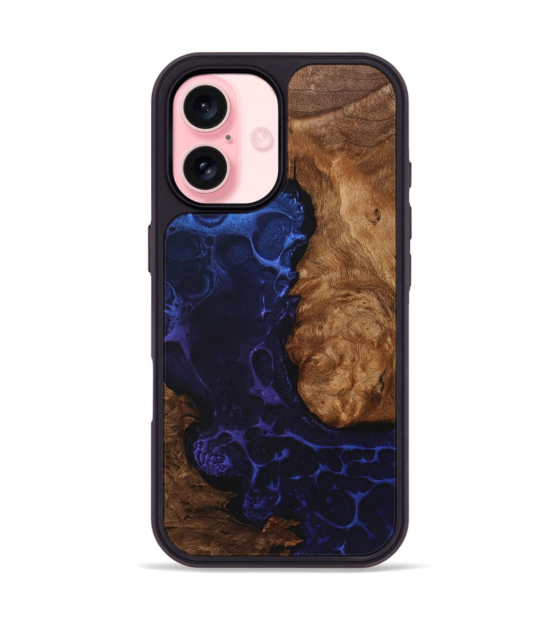 iPhone 16 Wood+Resin Phone Case - Raelyn (Static, 719037)