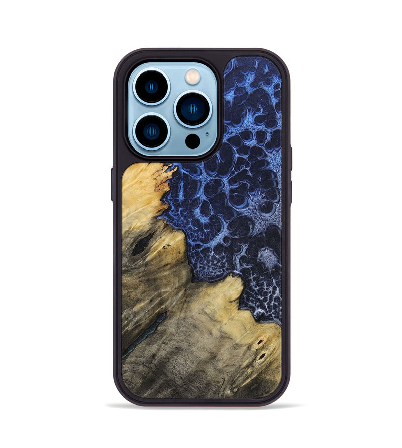 iPhone 14 Pro Wood+Resin Phone Case - Hudson (Static, 719046)