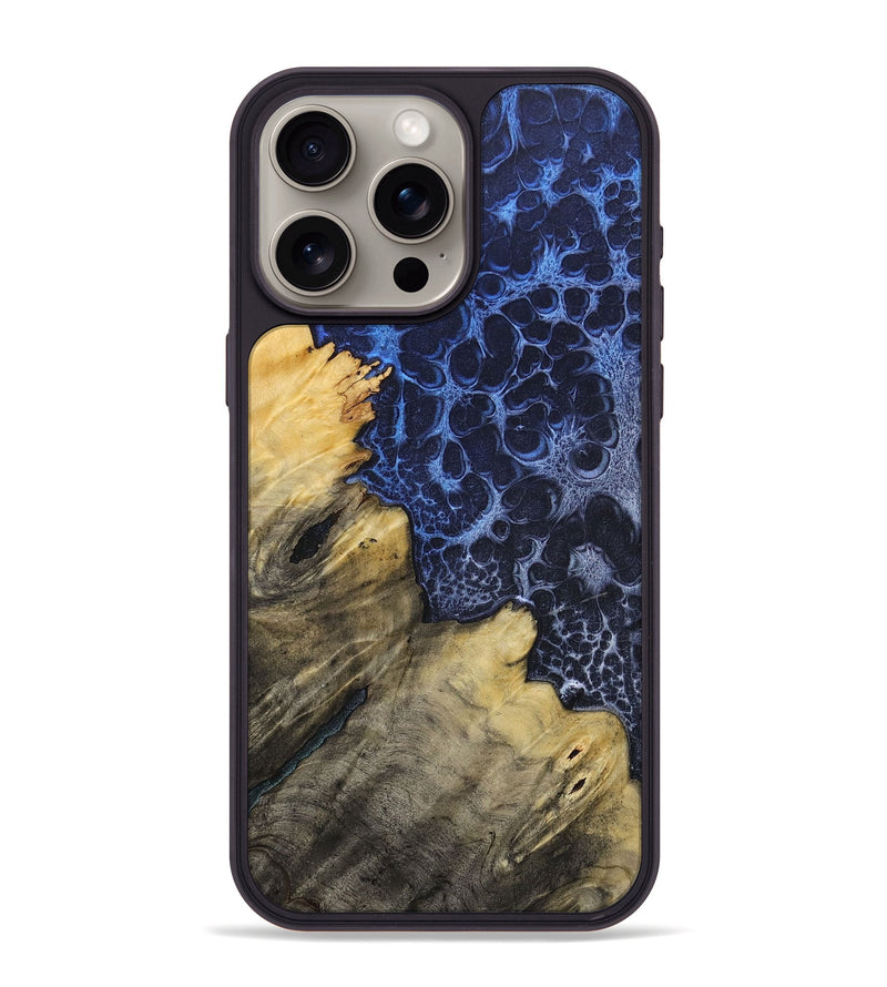 iPhone 15 Pro Max Wood+Resin Phone Case - Hudson (Static, 719046)