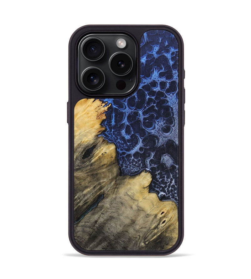 iPhone 15 Pro Wood+Resin Phone Case - Hudson (Static, 719046)