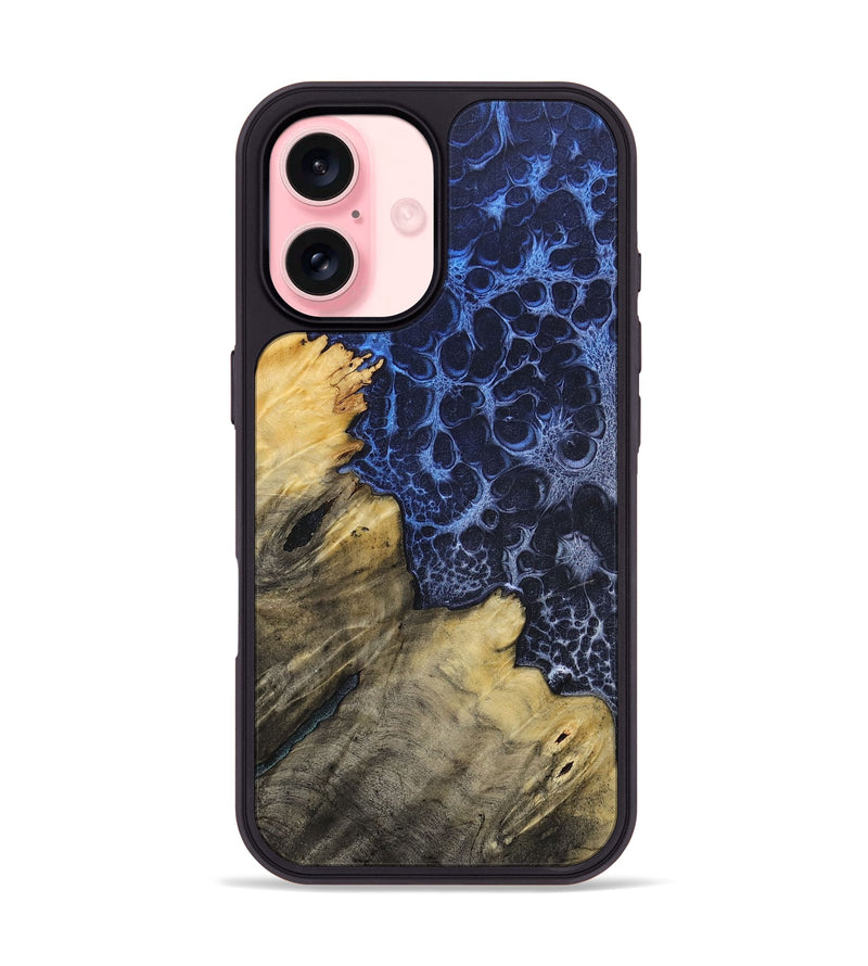 iPhone 16 Wood+Resin Phone Case - Hudson (Static, 719046)