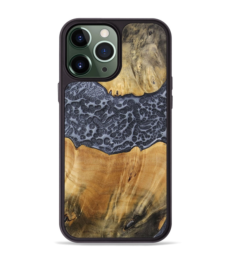 iPhone 13 Pro Max Wood+Resin Phone Case - Patsy (Static, 719047)