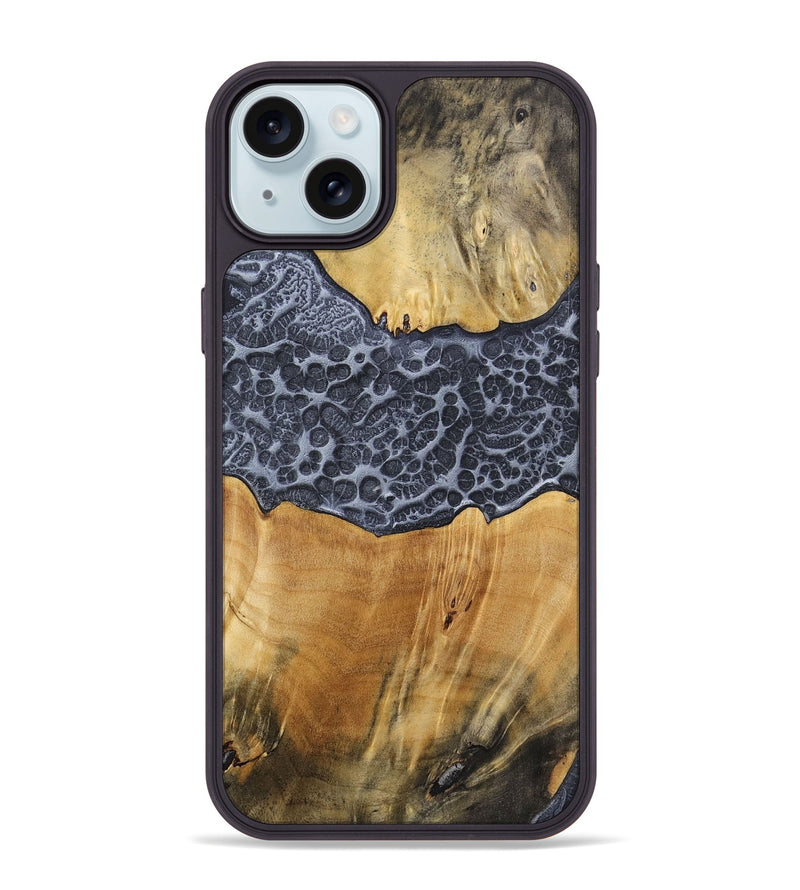 iPhone 15 Plus Wood+Resin Phone Case - Patsy (Static, 719047)