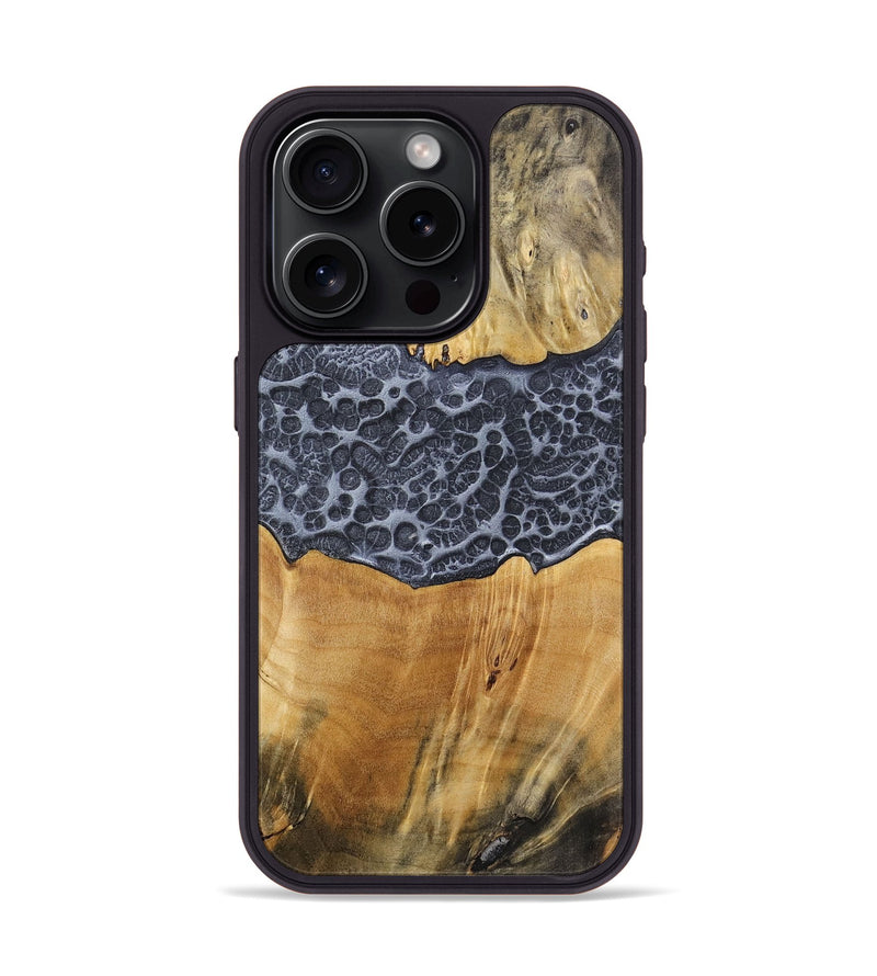 iPhone 15 Pro Wood+Resin Phone Case - Patsy (Static, 719047)