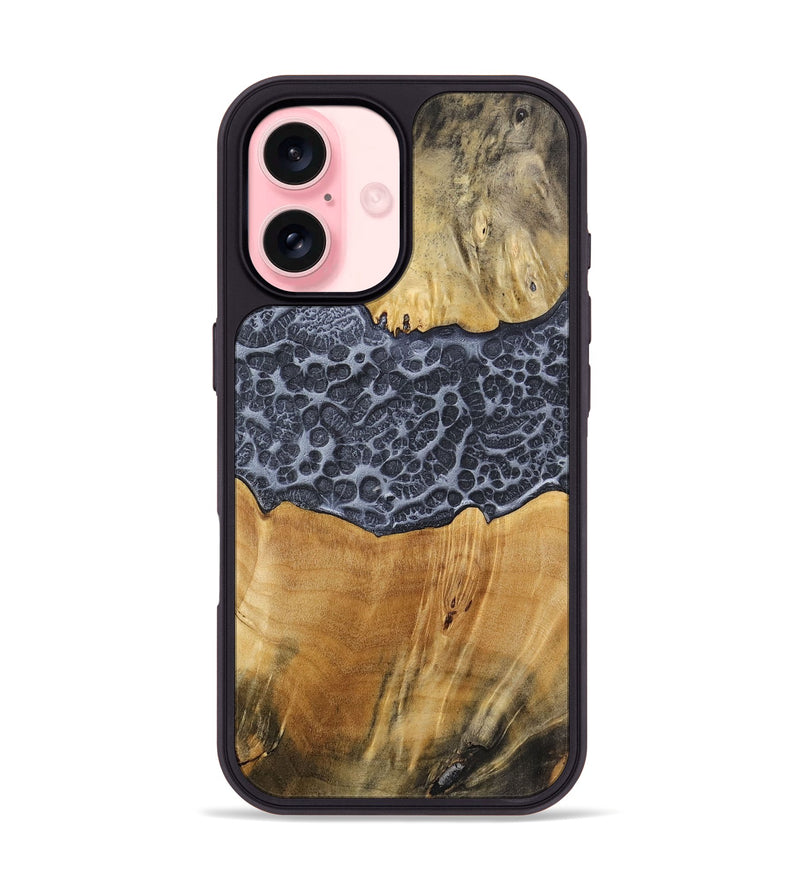 iPhone 16 Wood+Resin Phone Case - Patsy (Static, 719047)