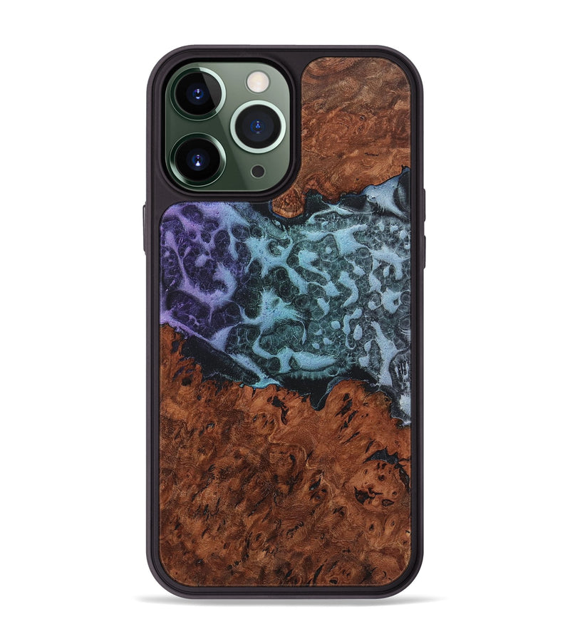 iPhone 13 Pro Max Wood+Resin Phone Case - Chris (Static, 719049)