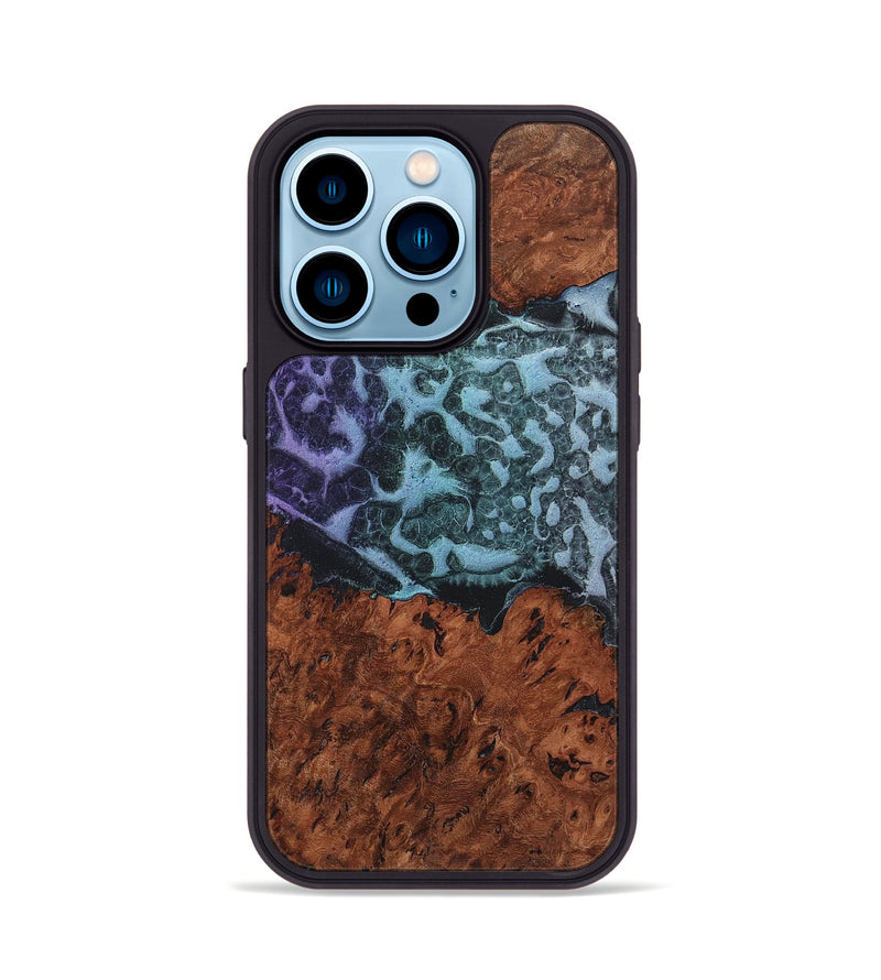 iPhone 14 Pro Wood+Resin Phone Case - Chris (Static, 719049)