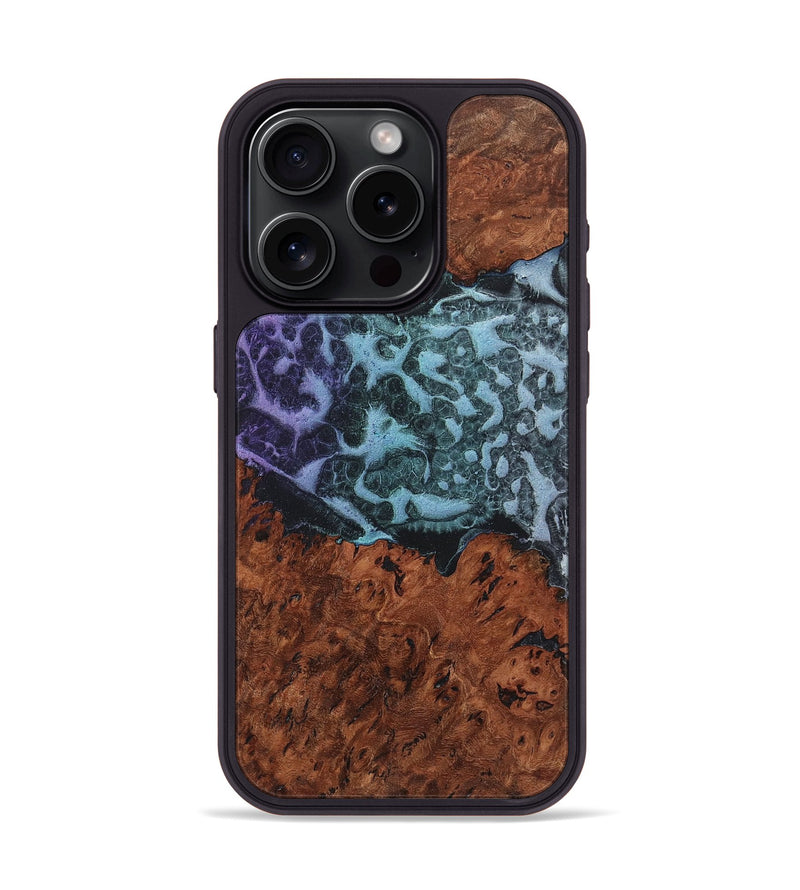 iPhone 15 Pro Wood+Resin Phone Case - Chris (Static, 719049)